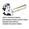 IN HOUSE PREROLLS - SINGLE - FLOWER ONLY - 109MM RAW CONE - (1-1.5GM)